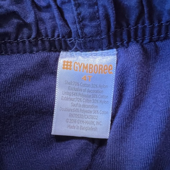 Gymboree Navy Blue Lined Boys Pants - Picture 2 of 3